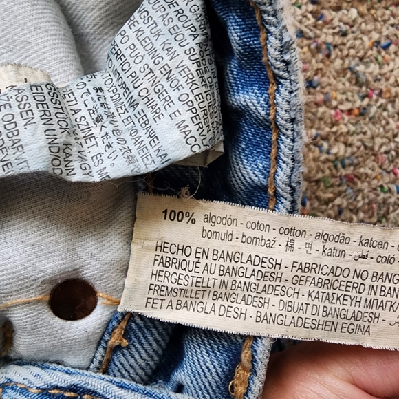 Zara High Rise Cropped Straight Leg Jeans Sz 4 Light Wash Frayed Button Fly - Picture 10 of 10